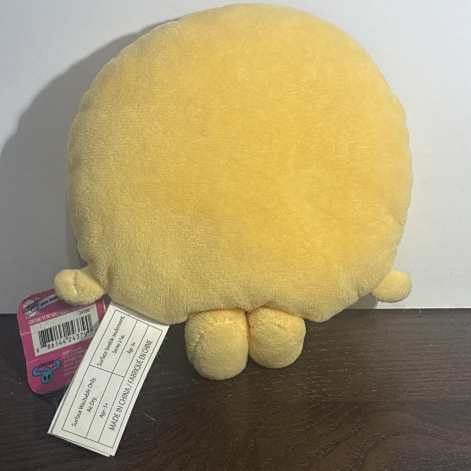 Shopkins Pancake Jake Bean Plush Toy Soft 6&Prime; 2016 Girl Boy NWT Moose Enterprise