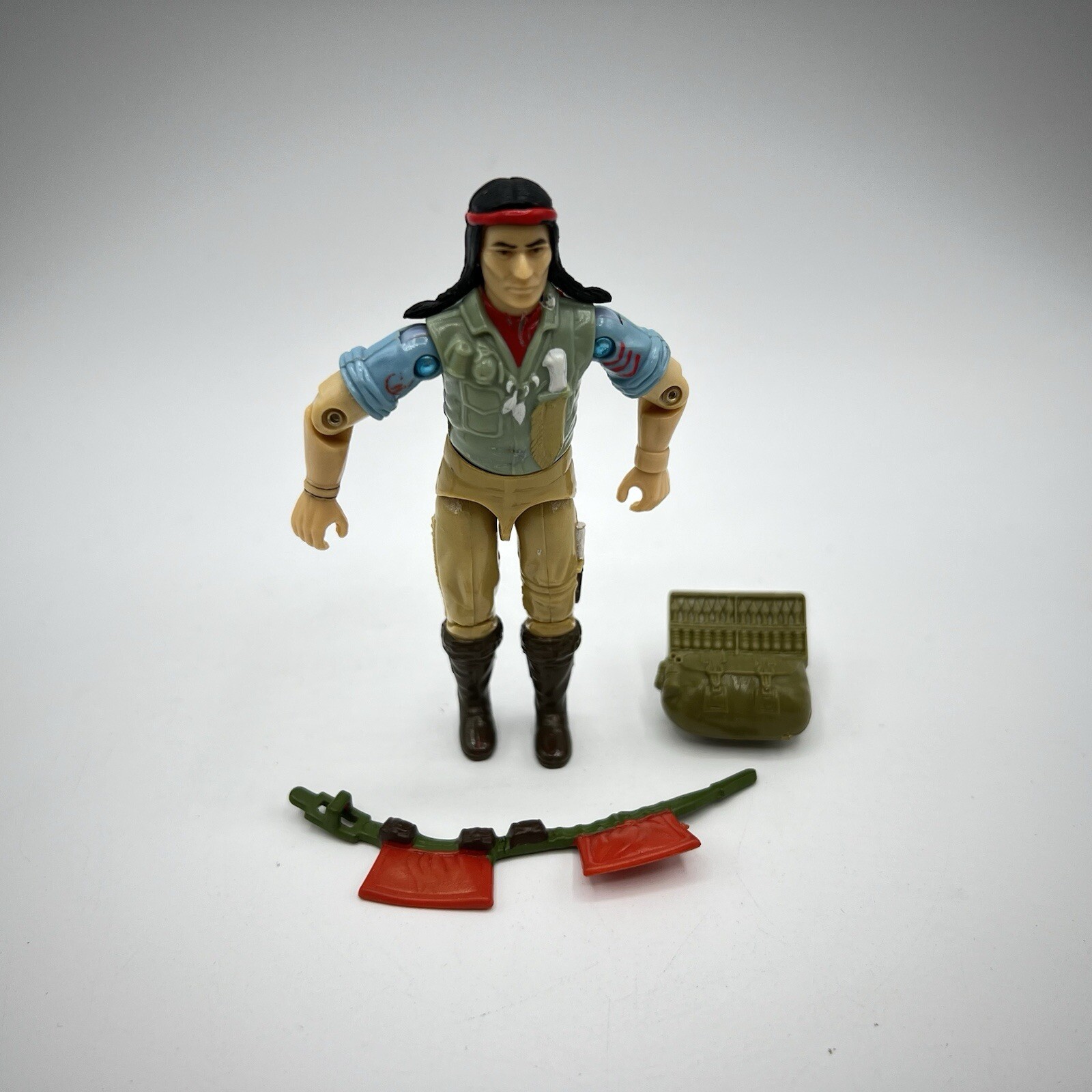 Hasbro 1984 G.I. Joe Spirit w/ Belt & Bag Authentic Figure Genuine Official ARAH