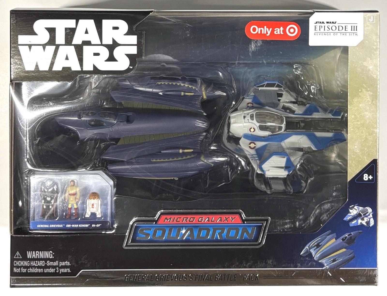 Star Wars Micro Galaxy Squadron General Grievous&rsquo;s Final Battle Pack Vs Obi-Wan
