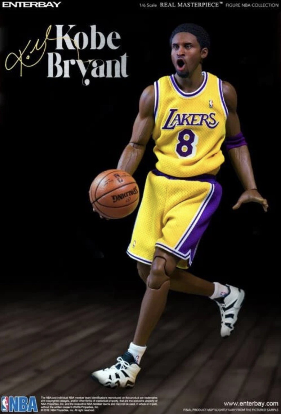 ENTERBAY NBA Real Masterpiece Kobe Bryant 1:6 Action Figure Collector&rsquo;s Edition