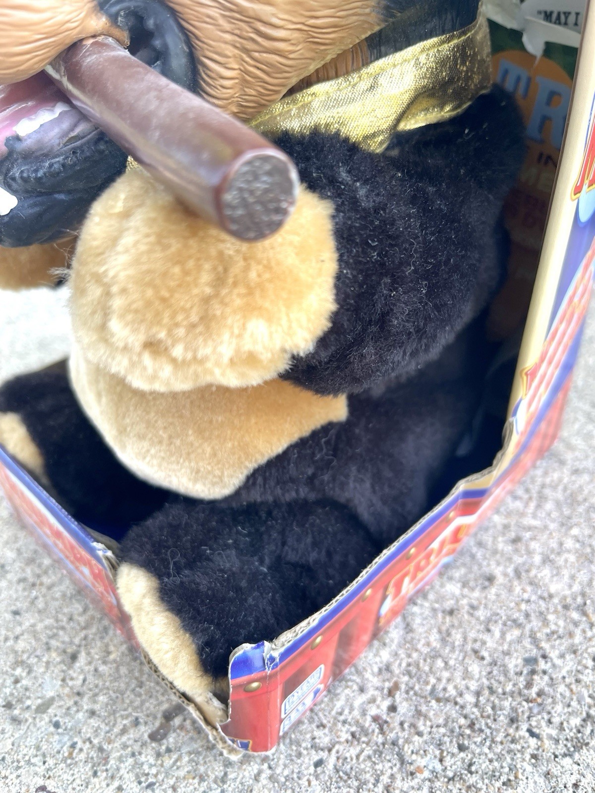 TRIUMPH THE INSULT COMIC DOG TALKING PLUSH W/ BOX UNTESTED AS-IS GEMMY-NO DVD!!