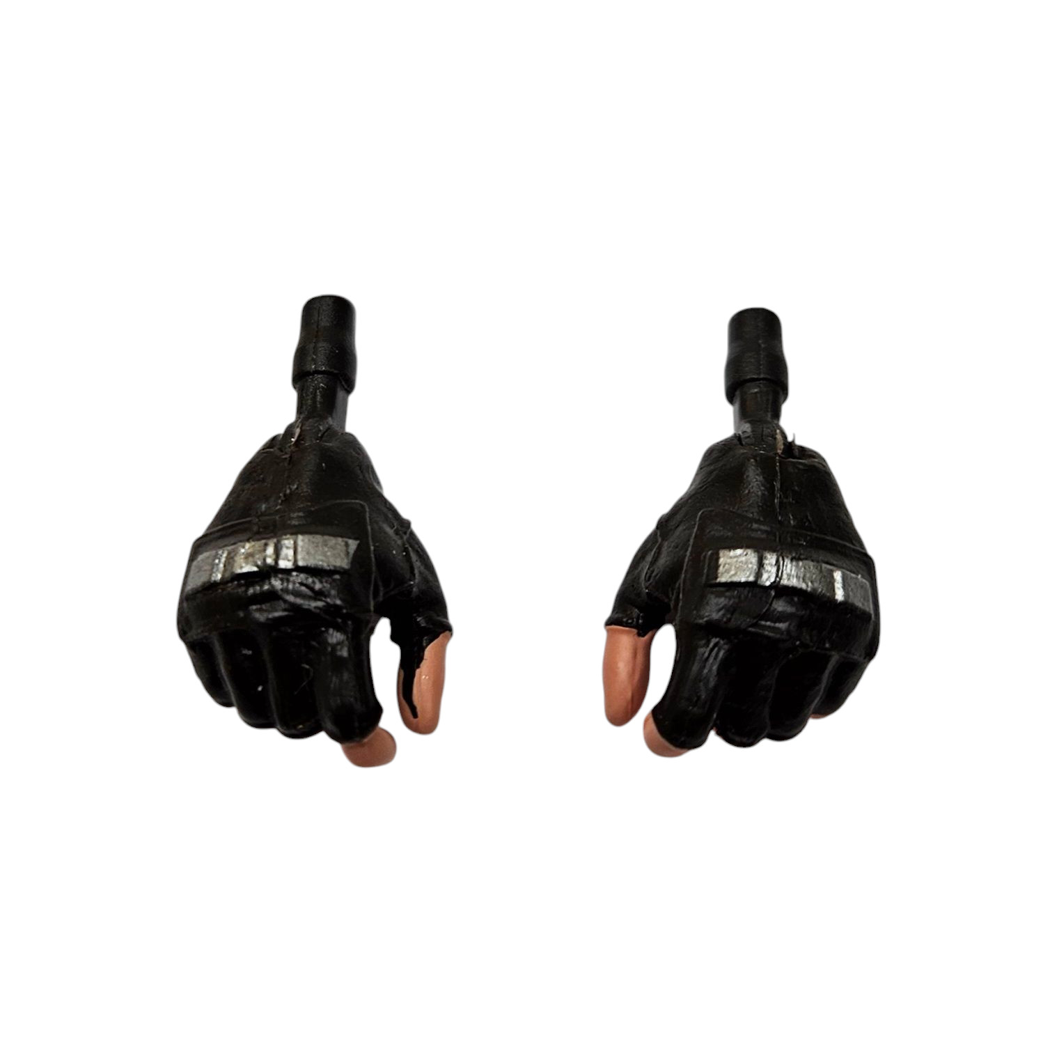 MARVEL LEGENDS HANDS FISTS FINGERLESS GLOVES CUSTOM KITBASH FIGURE 4pc PART ONLY