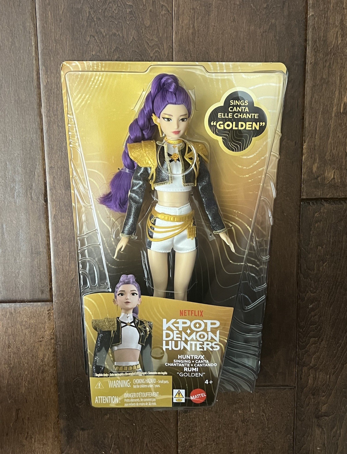 Mattel K-POP Demon Hunters Anime Rumi Fashion Girl Singing 11&Prime; Doll New IN HAND