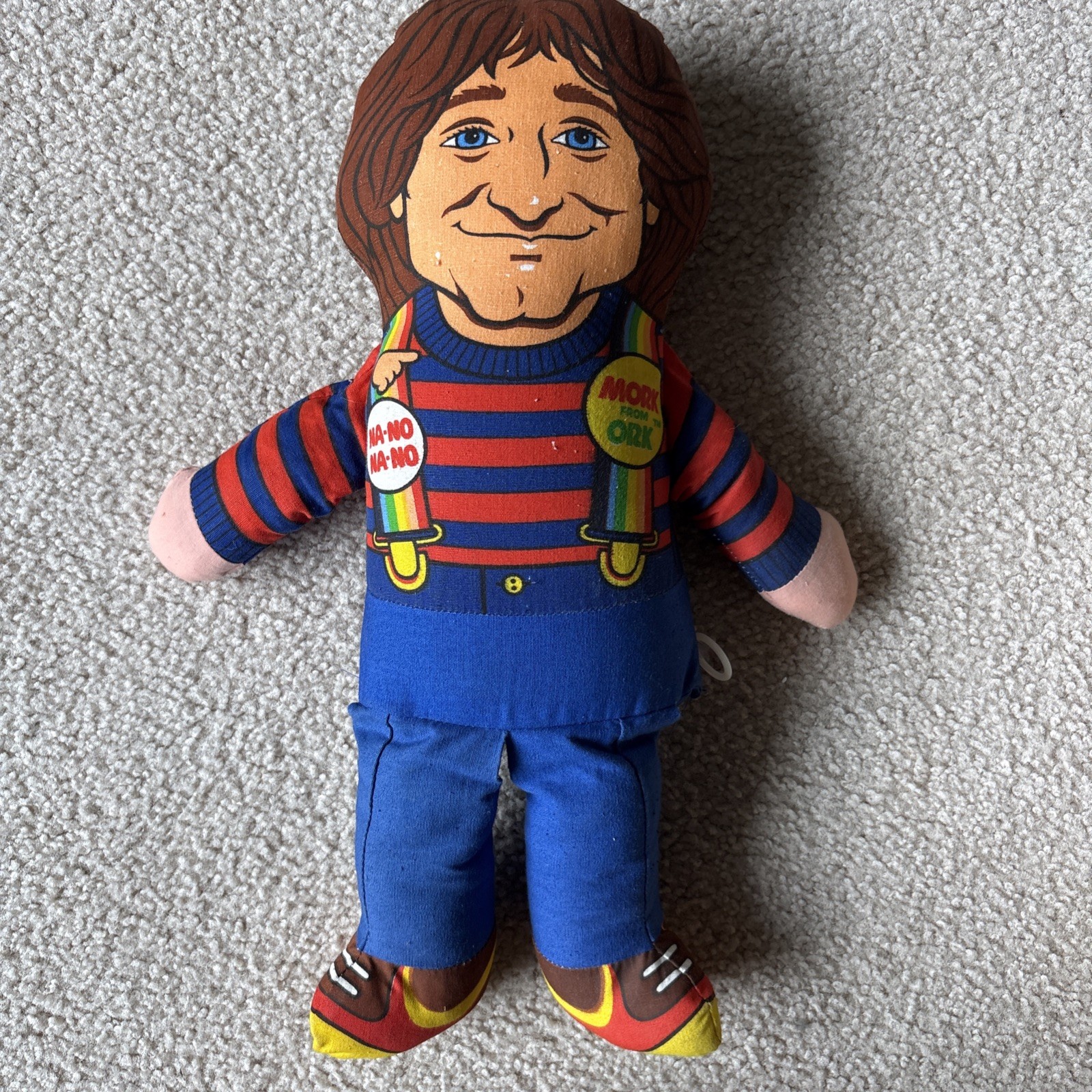 1979 Mork Talking Rag Doll – Robin Williams – Box – Mattel 1279 – Not Talking