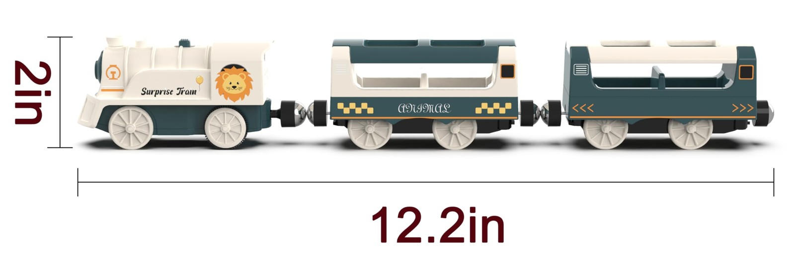 Battery Powered Train Set for Railway System, Electric Train Toys for Wooden …