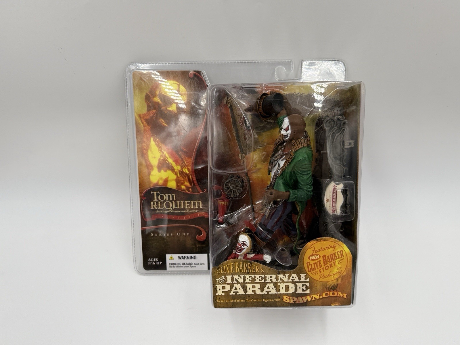 2004 McFarlane Clive Barkers Infernal Parade Tom Requiem The King of Showmen