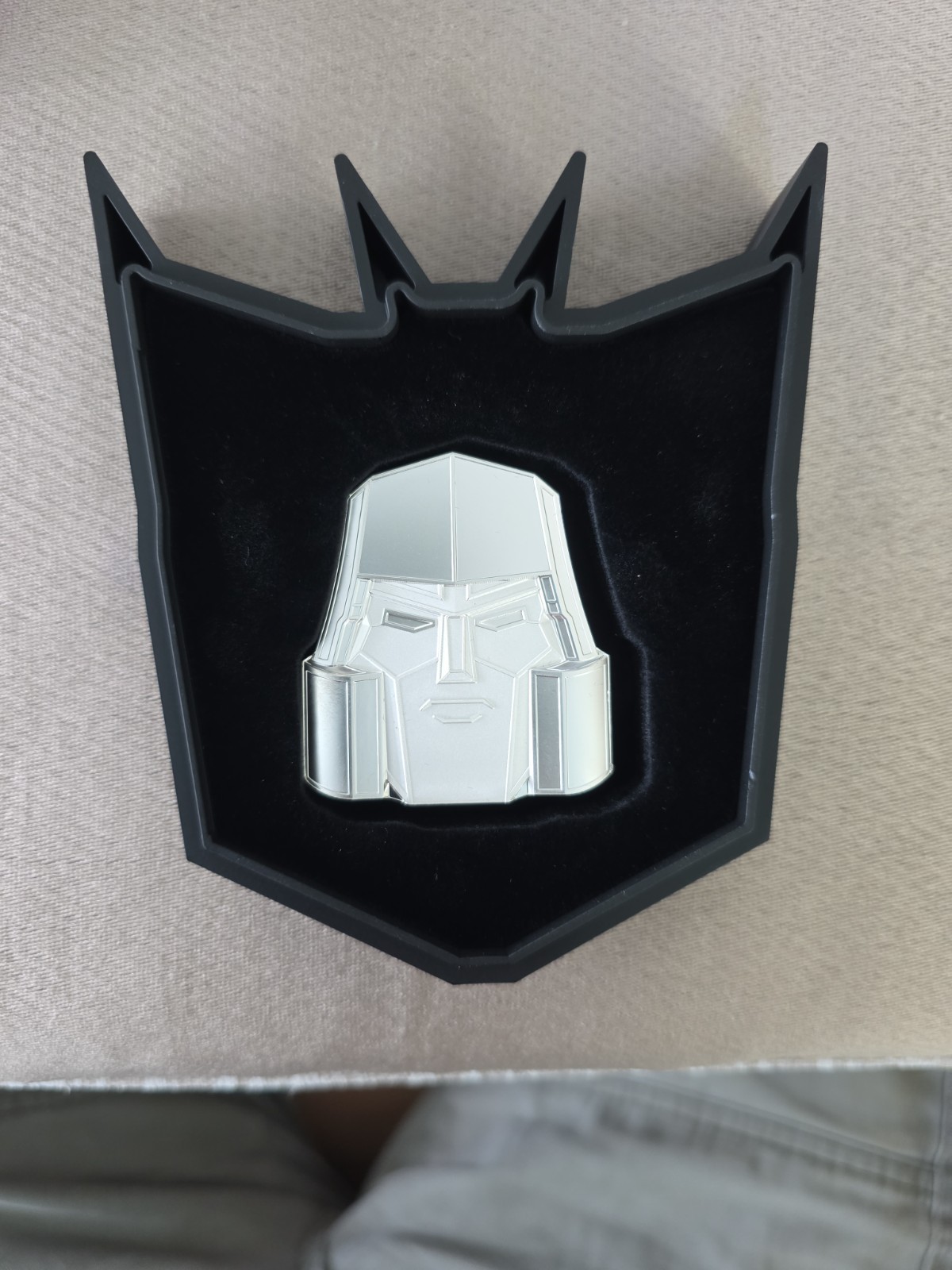 Transformers 40th Anniversary 3 Oz Silver Megatron