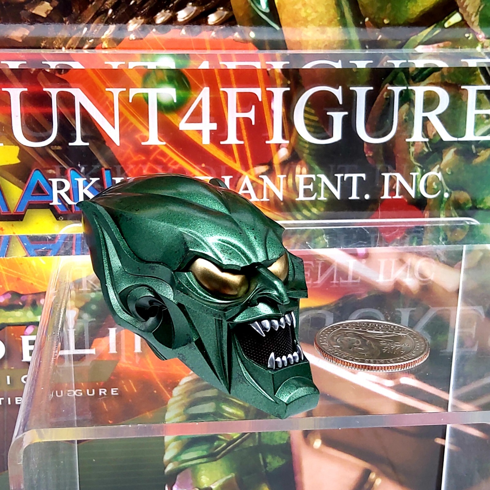 Hot Toys MMS631 Spider-Man NWH Green Goblin action Figure&rsquo;s Masked Head sculpt