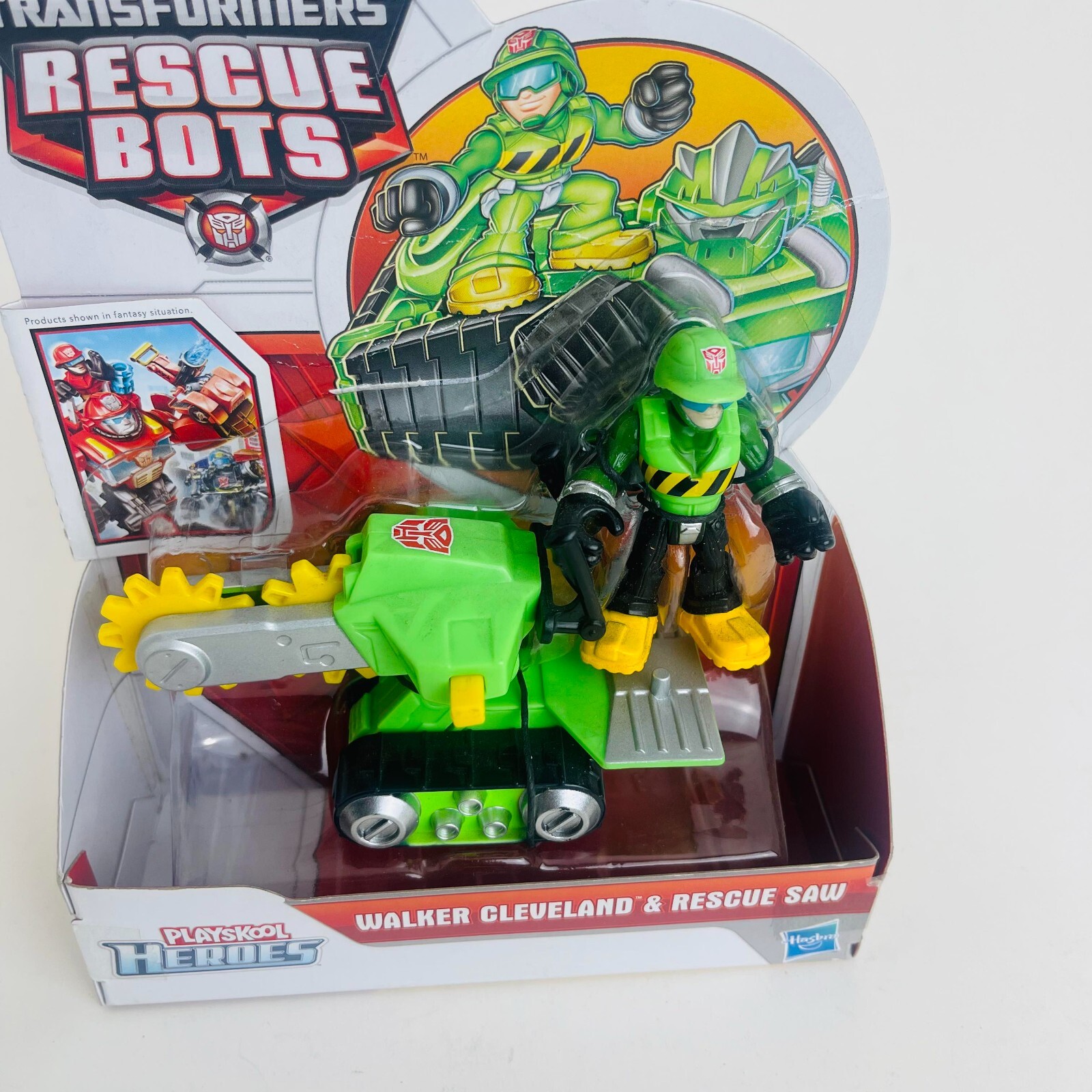 2010 Transformers Rescue Bot Walker Cleveland & Rescue Saw Hasbro Playskool NEW