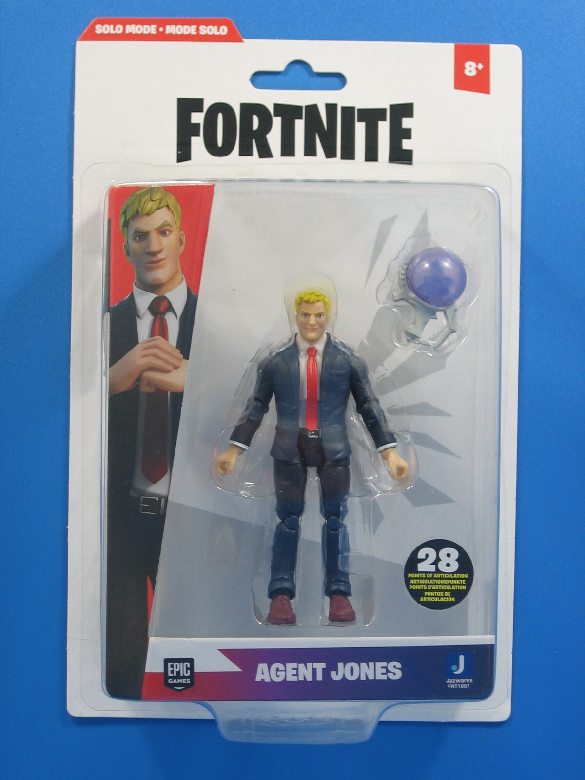 Fortnite Agent Jones 4&Prime; Action Figure 2022 Solo Mode MOC Video Games Jazwares