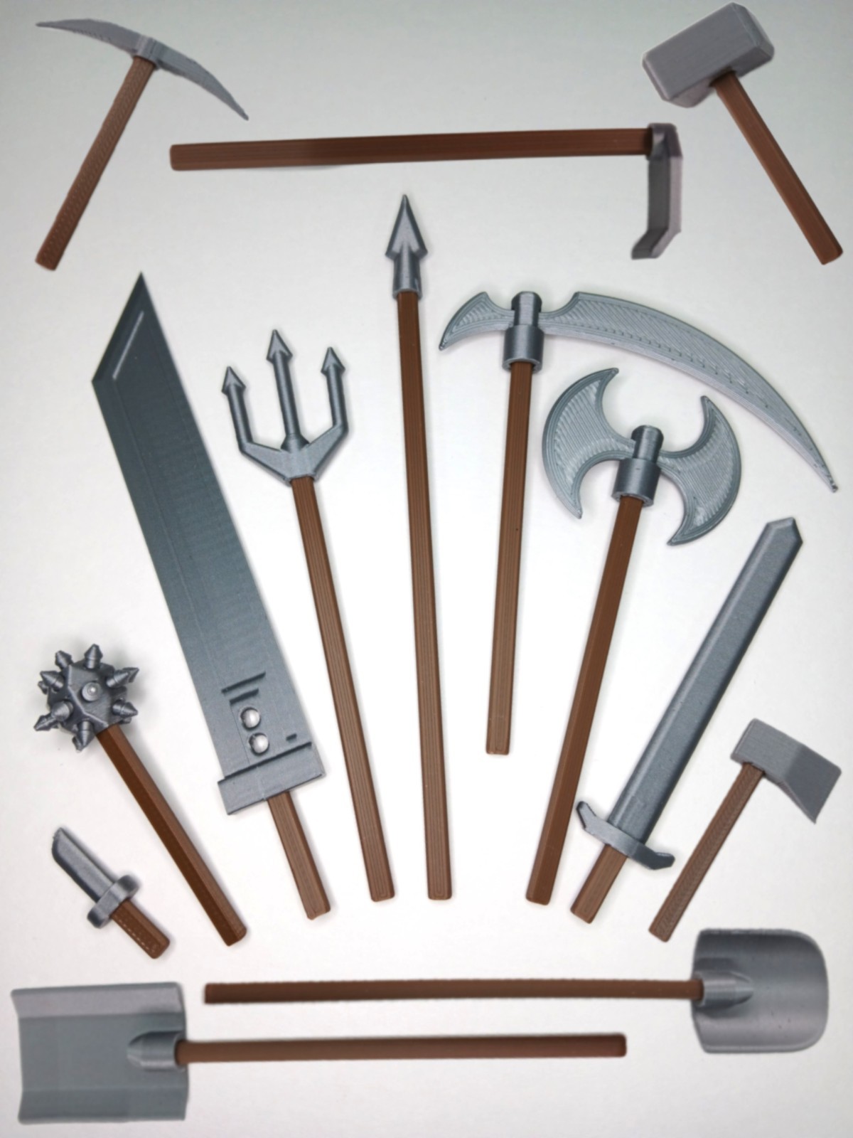 Accessories Set for Dummy 13 | 3D Printed Action Figure Addon Weapons & Tools