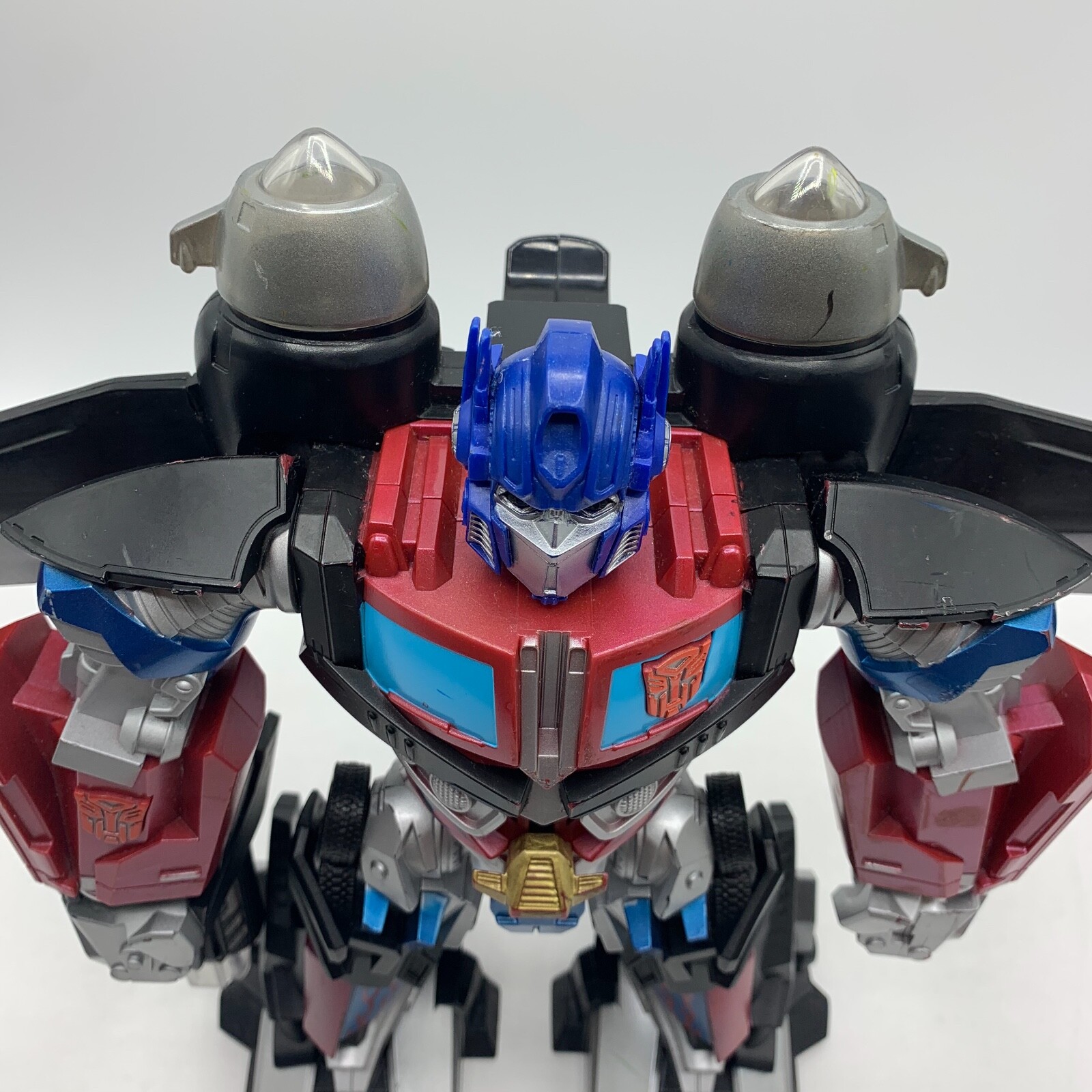 2008 Transformers Mega Power Bots OPTIMUS PRIME Hasbro 12&Prime; Lights Up