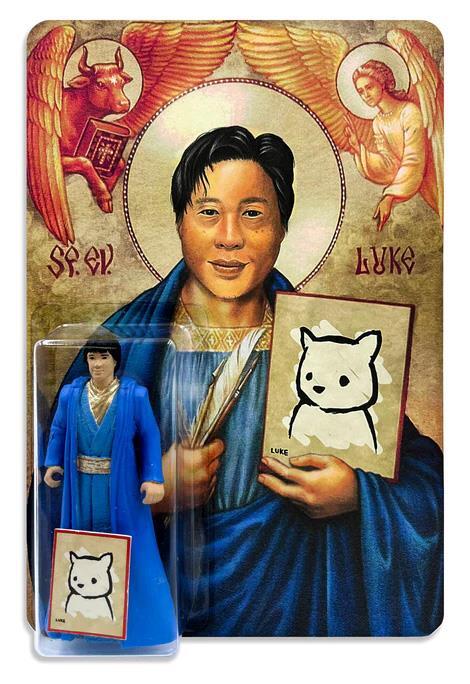LUKE FROM THE BIBLE LUKE CHUEH RESIN FIGURE SIGNED NUMBERED LIMITED EDITION