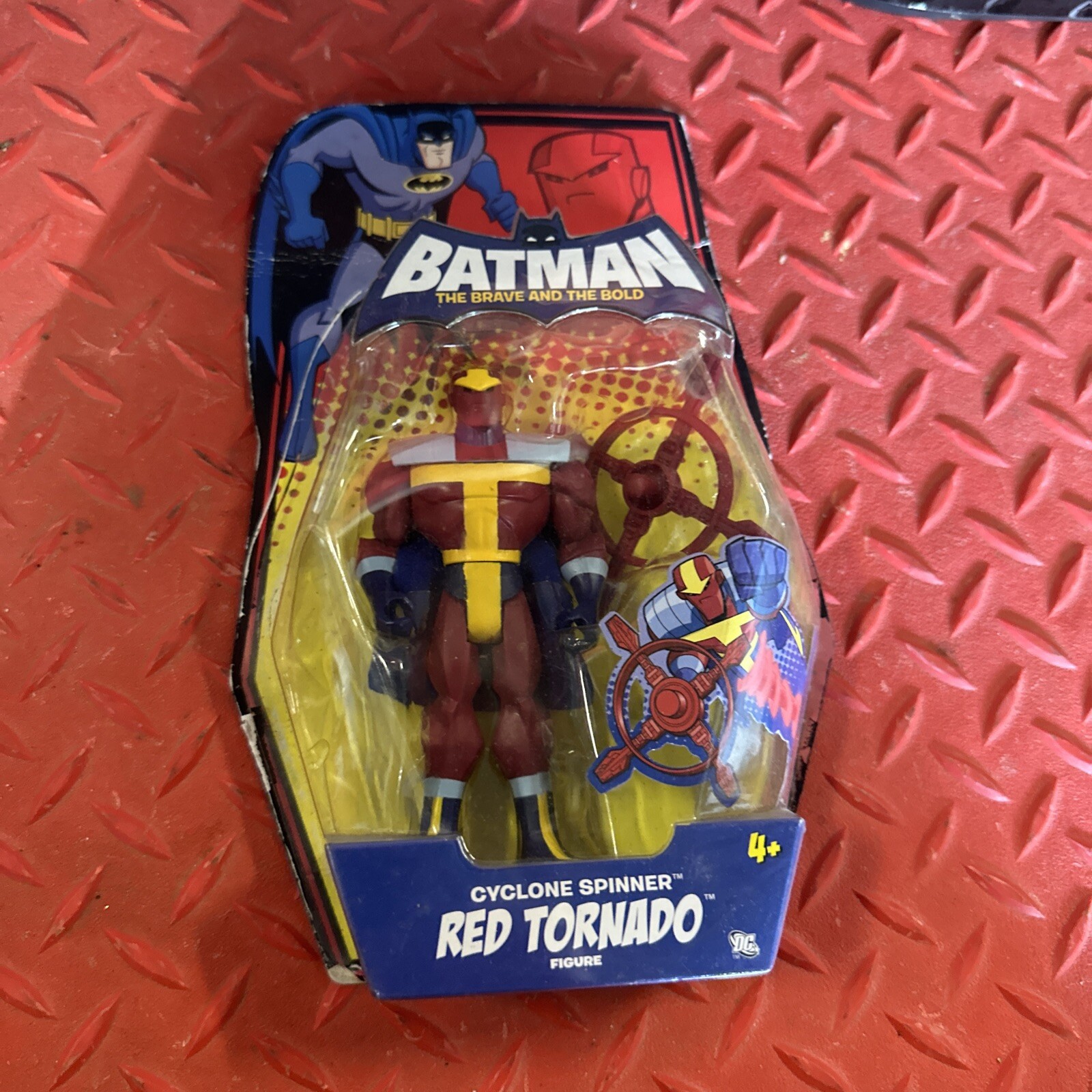 Batman The Brave and Bold RED TORNADO Action Figure DC Cyclone Spinner NEW