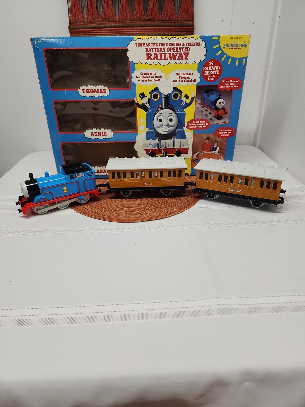 Thomas Tank Engine&Friends Battery Operated Railway#12020 Tested Works In Box