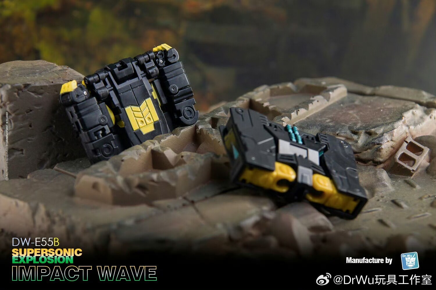 Dr.Wu DW-E55/55T/55B SUPERSONIC EXPLOSION IMPACT WAVE Decibel Mini Action Figure