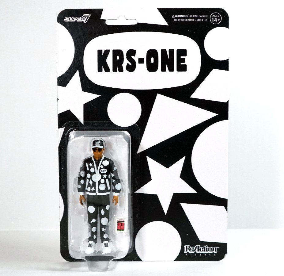 Super7 ReAction KRS-ONE Self Destruction Stop The Violence Figure