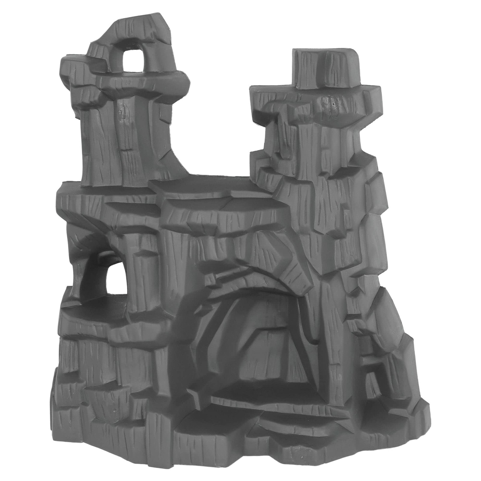 TimMee Battle Mountain Scenery – Dark Gray Figure Display & Play Terrain US Made