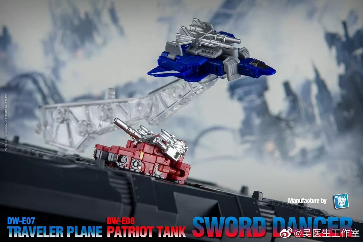 DR.WU DW-E07& E08 Toy Colour Ver. Sword Dancer in stock