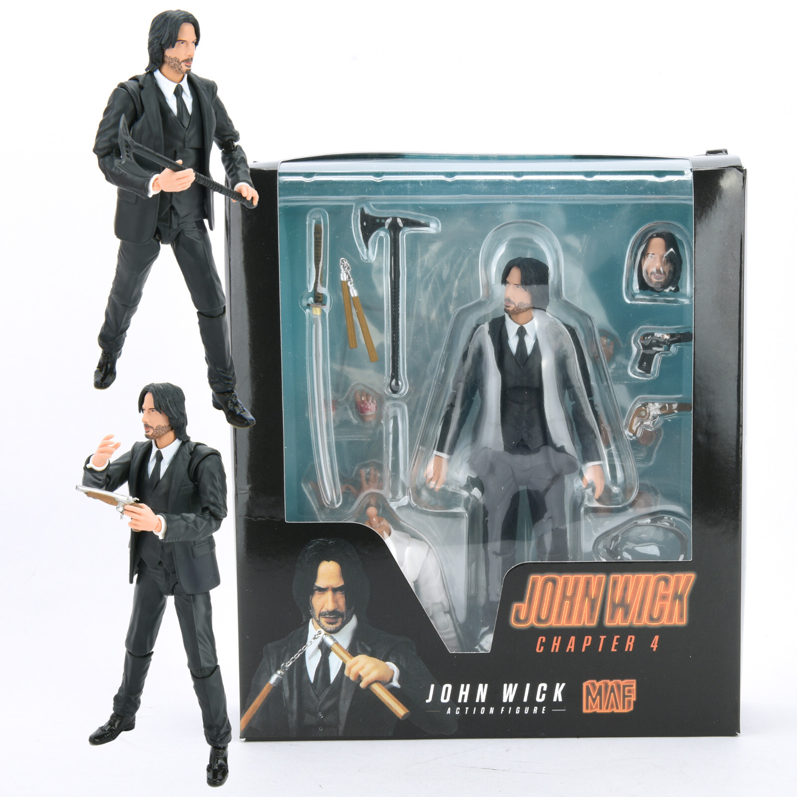 John Wick Chapter 4 Action Figures 6&Prime; Model PVC Toys Gift New In Box