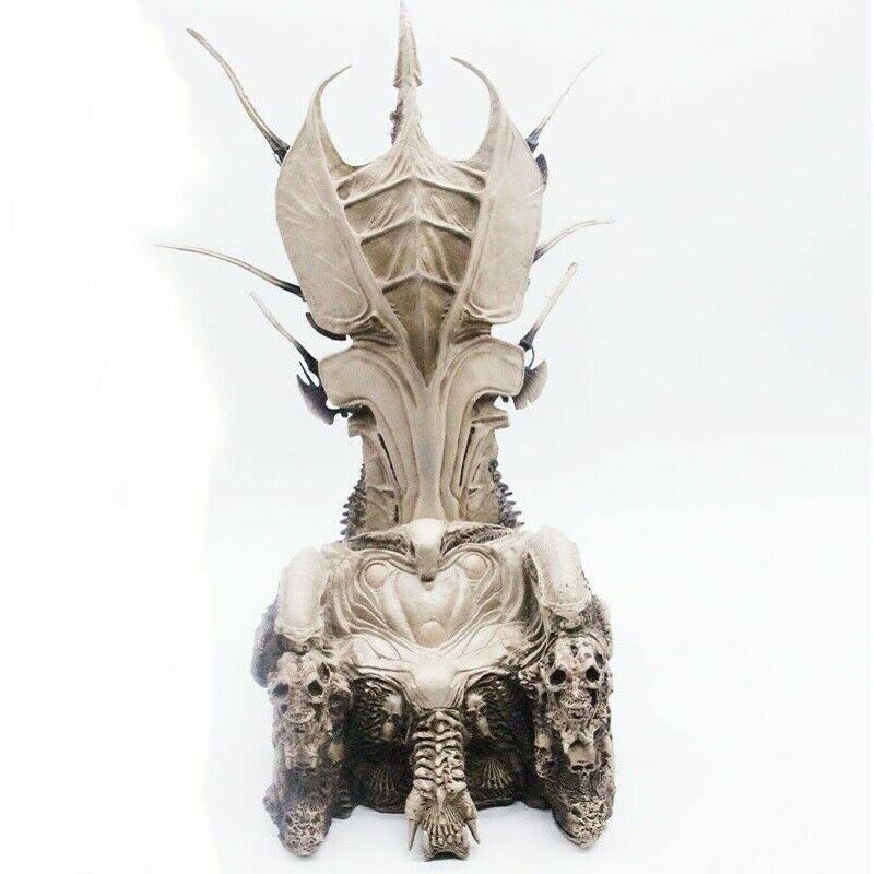 Predator Alien Bone Throne Action Figure Model Statue Diorama Element Toys 35CM