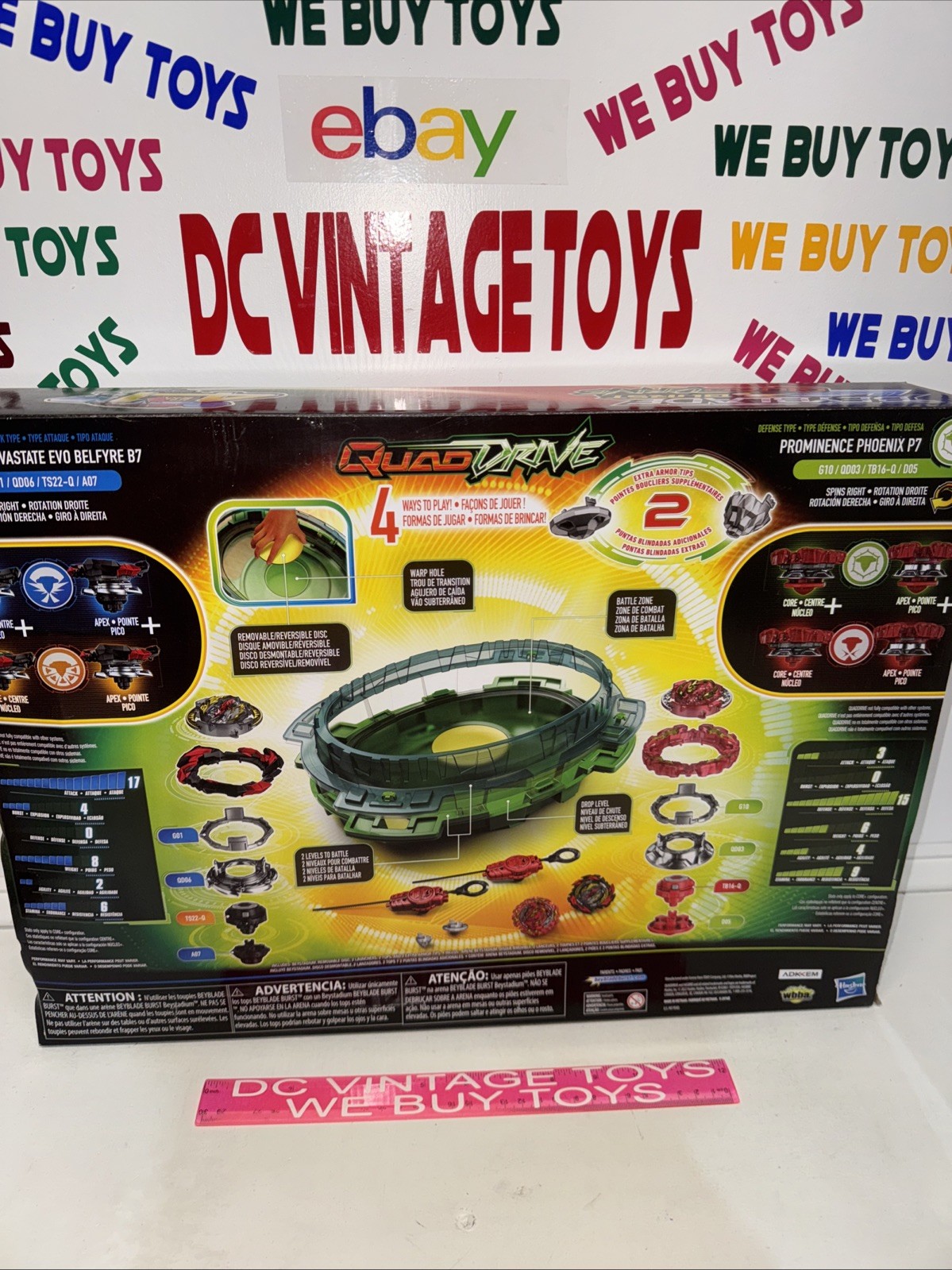 BEYBLADE Burst QuadDrive Interstellar Drop Battle Set-NEW Sealed BOX 🔥