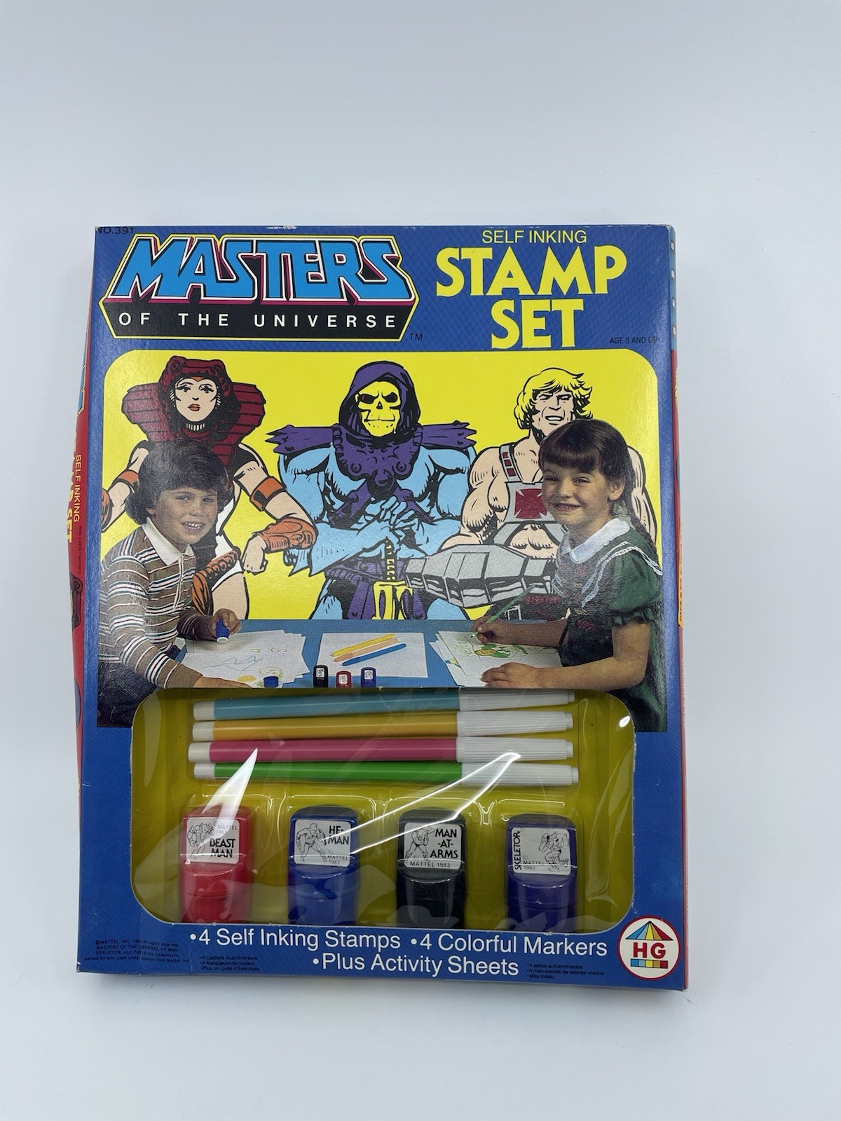 MOTU Stamp Set 1983 Rare Masters of the Universe NIB Wh1-22