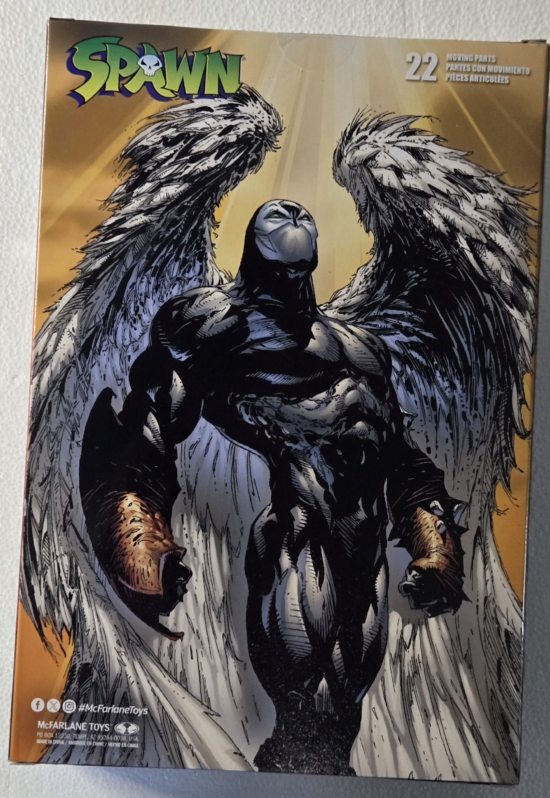 McFarlane Spawn Wings of Redemption Gold Label Autograph Series 7&Prime; Figure Signed