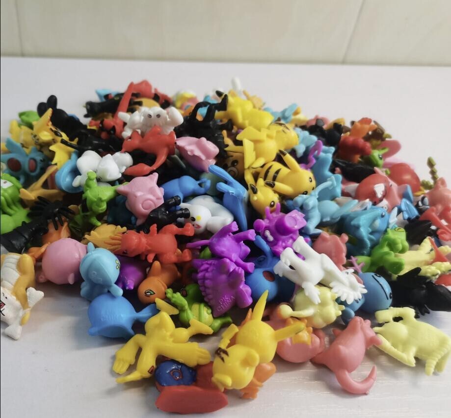 NEW 144 Pokemon Toys Lot Figure Anime Doll Kids Party Xmas Gift cake topper