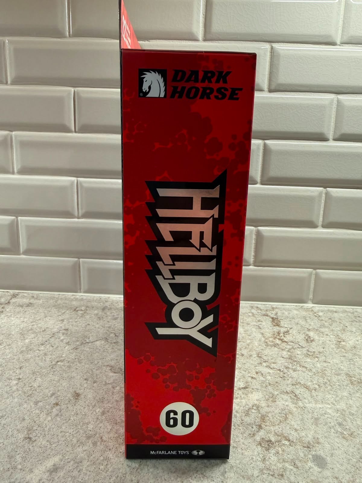 McFarlane Hellboy Collector Edition Platinum Chase Figure #60 Dark Horse IN HAND