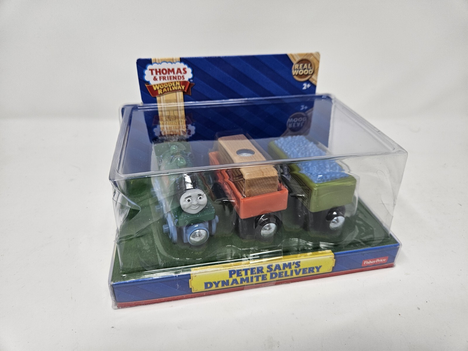 NEW Thomas & Friends Wooden Railway Quarry Peter Sam&rsquo;s Dynamite Delivery Y4103