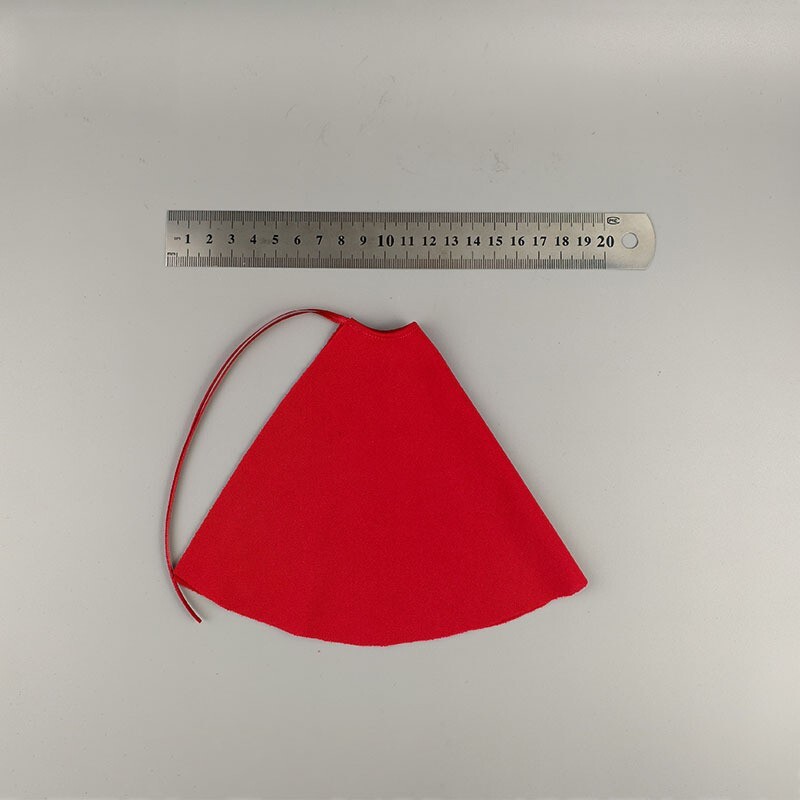 1/12 Red Unisex cloak Model Toys Fit 6&Prime; TB Male Action Figure Head