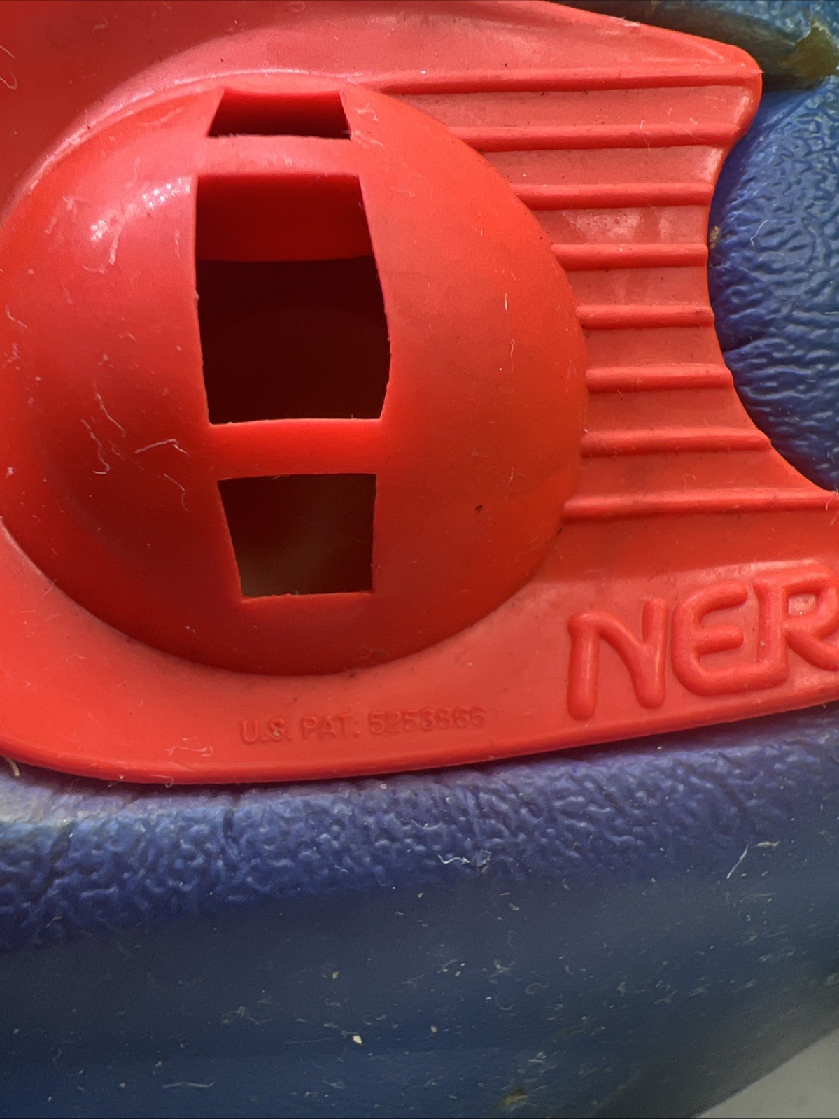 Vintage NERF Sonic Siren PROTOTYPE Football Blue Yellow In Box Prototype No UPC