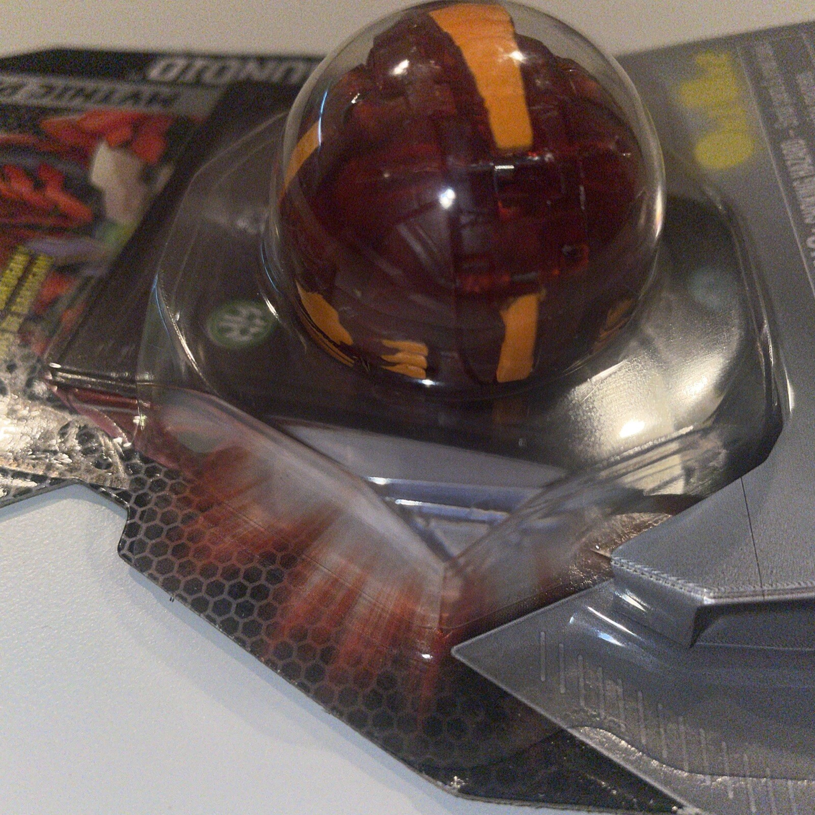 BAKUGAN Mythic Pack Translucent Red Dragonoid Bakugan Legend Rare Free Shipping