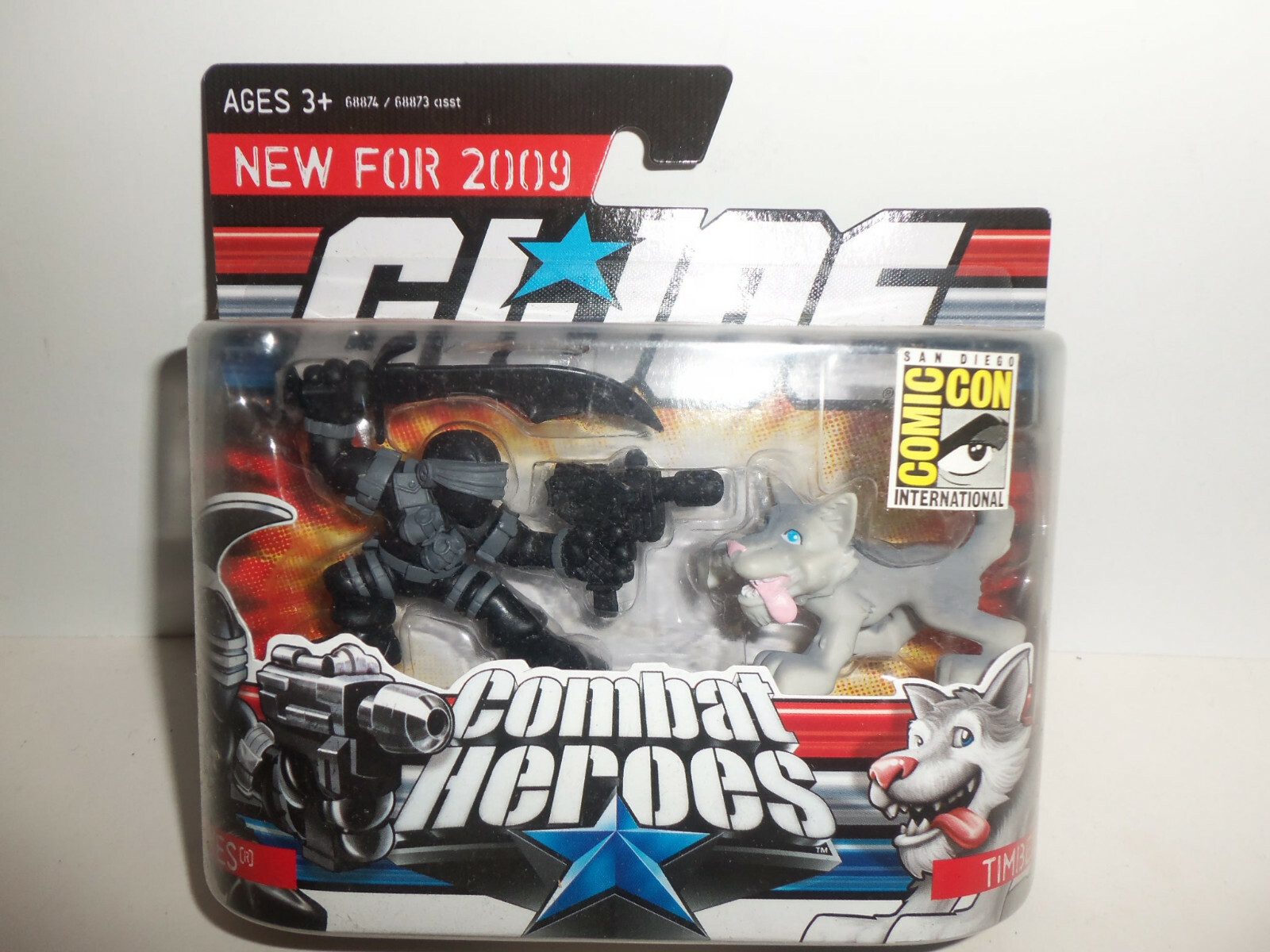 NEW GI Joe Combat Heroes Snake Eyes & Timber San Diego Comic Con Exclusive MIP