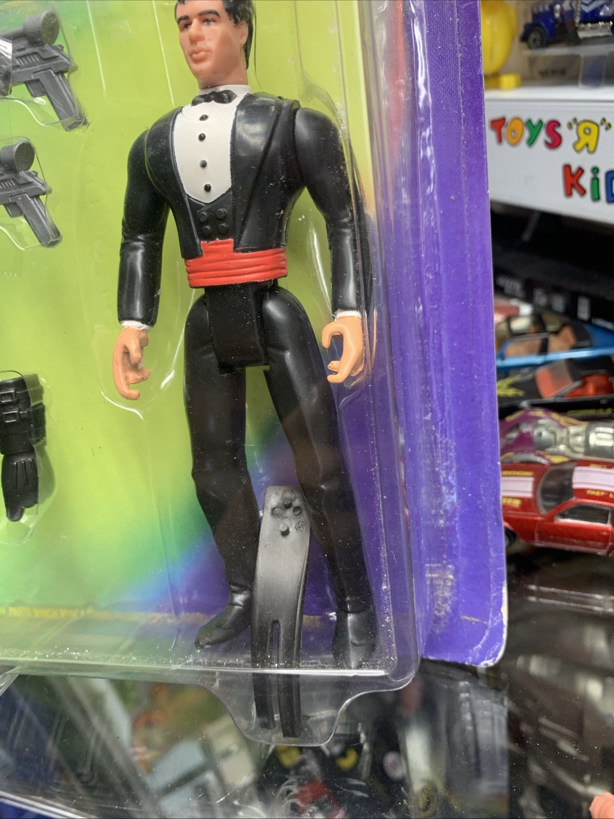 The Shadow Transforming Lamont Cranston Action Figure, 1994 Kenner