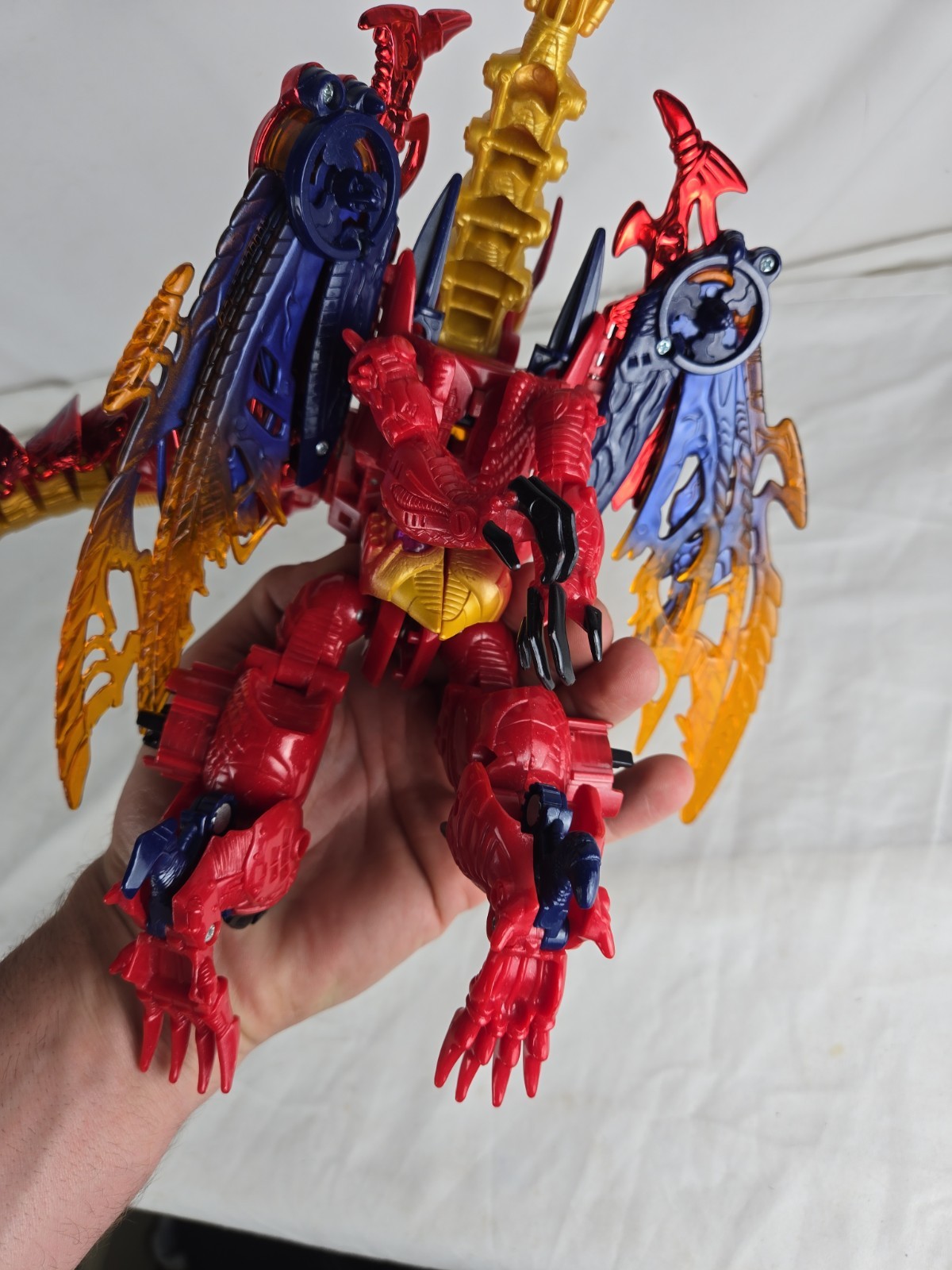 1999 Hasbro Transformers Beast Wars Transmetals 2 Megatron Dragon