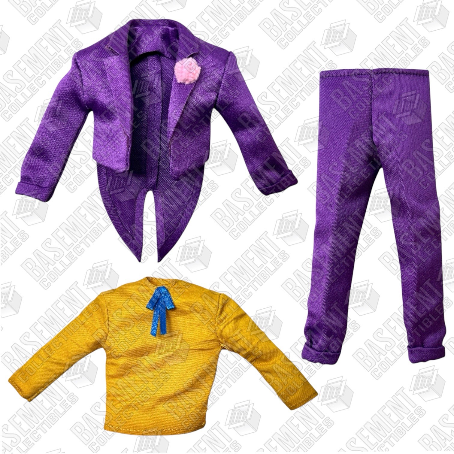 Mezco One:12 Animated Joker – Tuxedo Suit Jacket, Pants, Shirt & Tie 1:12 Scale