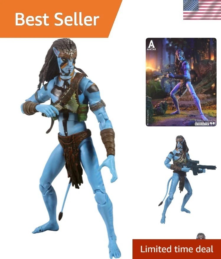 Collectible Avatar: Fire and Ash 7&Prime; Jake Sully Figure with Alternate Portrait
