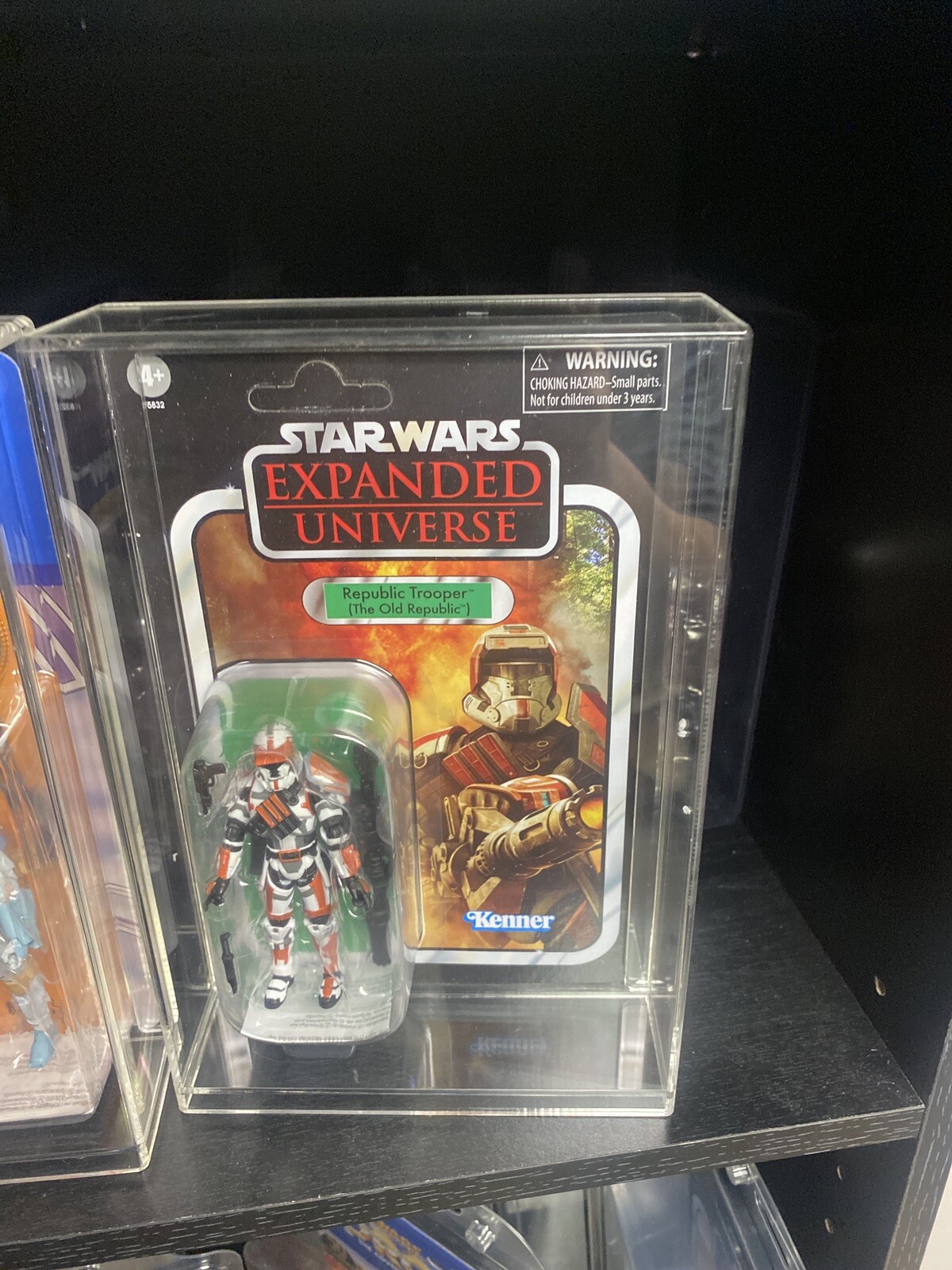 1 Star Wars Acrylic Display Case Kenner & vintage collection/GI Joe3.75&Prime;