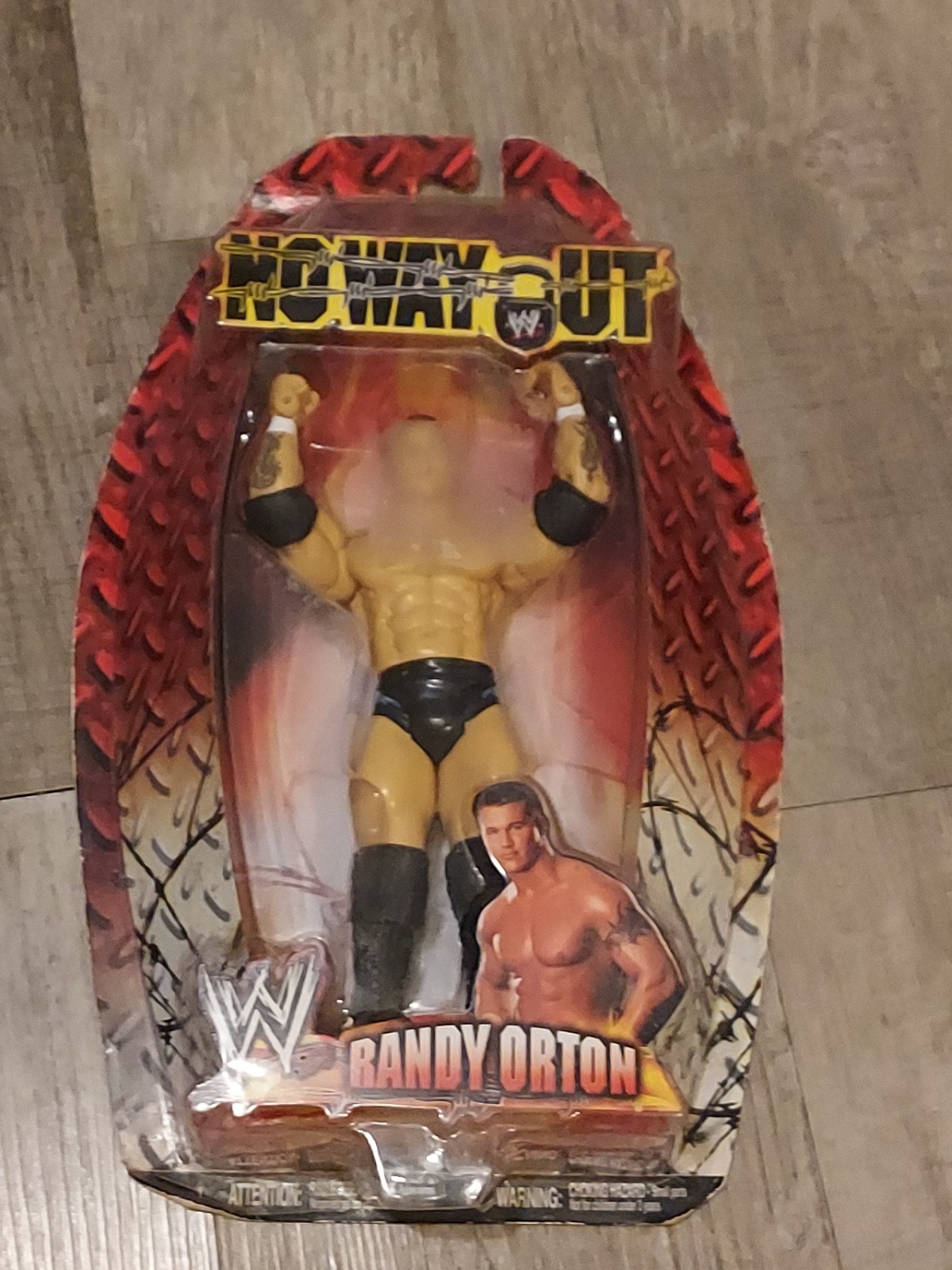 No Way Out WWE Wrestling Figure Randy Orton 7 inches tall
