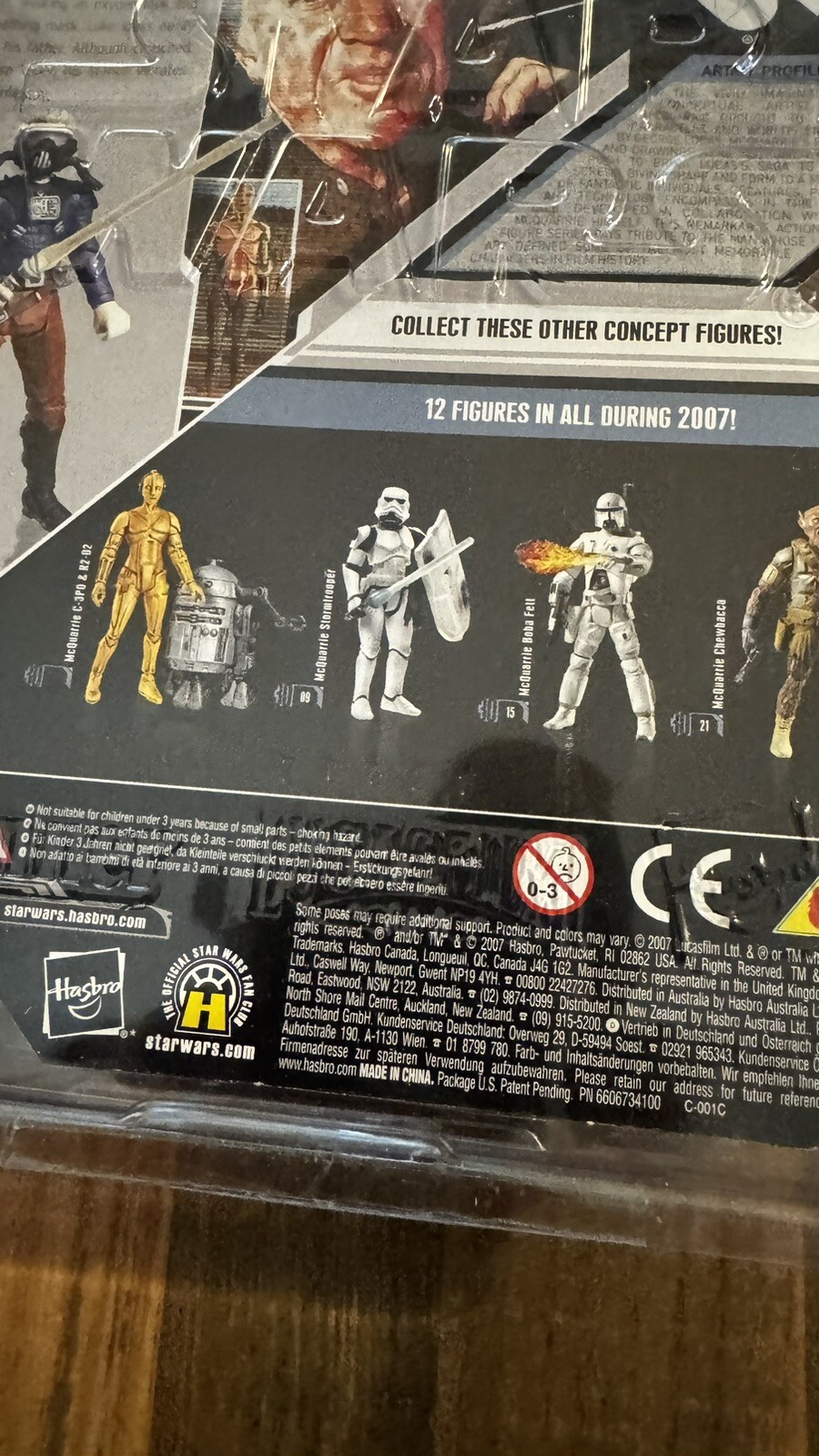 Star Wars Concept Luke Skywalker McQuarrie Figure 30th Anniversary TAC 2007