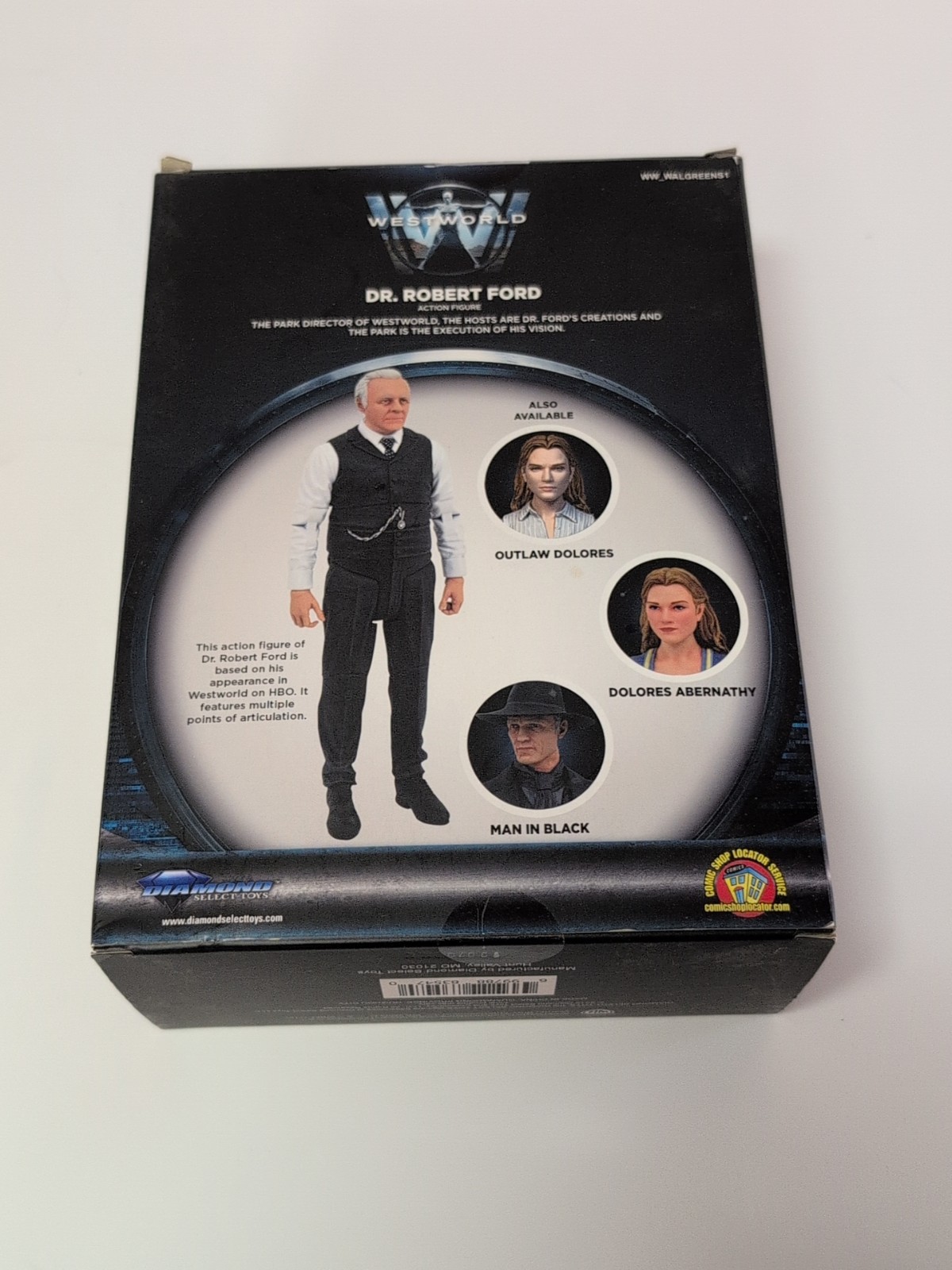 Westworld Dr. Robert Ford Action Figure Diamond Select Toys 2019