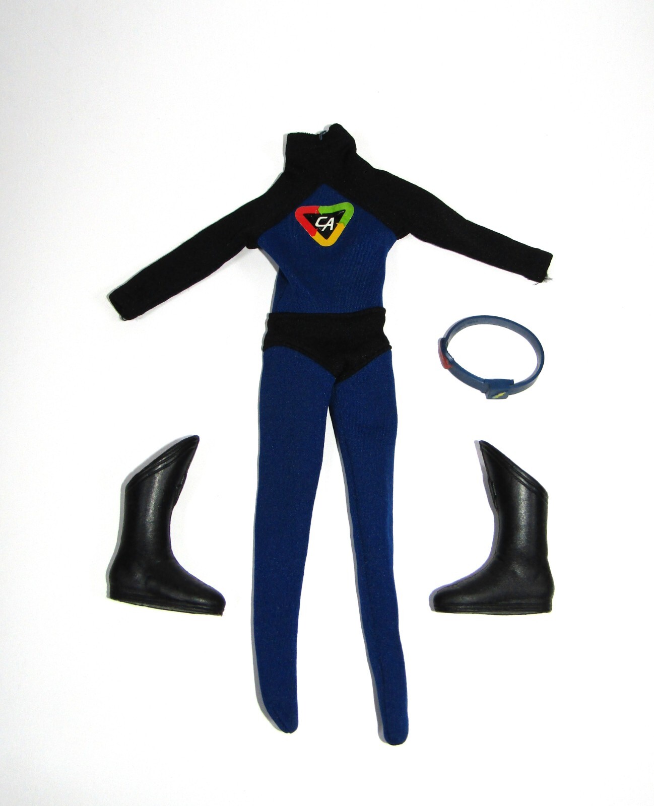 1966 Ideal Captain Acton Costume/Outfit, Boots & Rare Soft Belt!