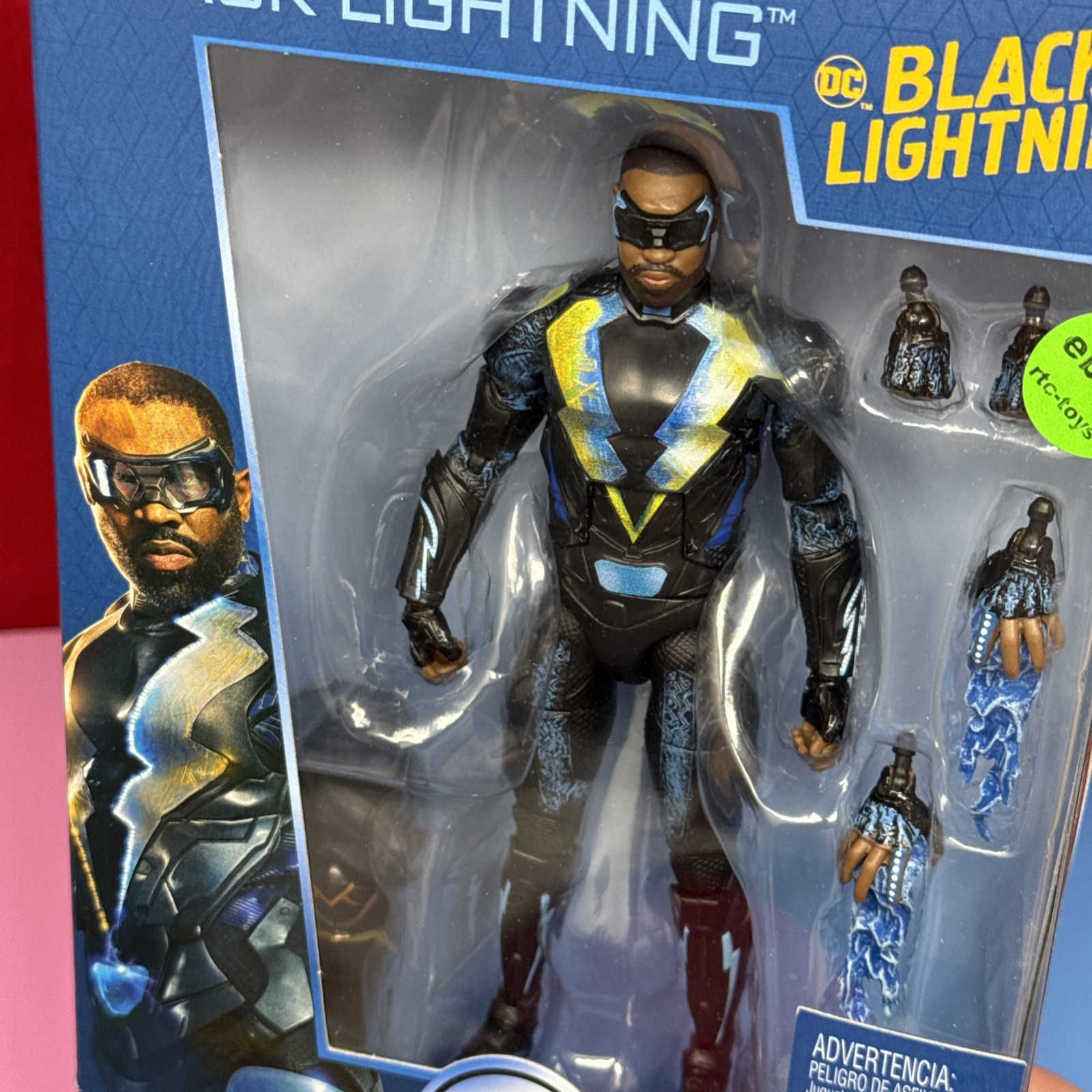 Mattel DC Multiverse BLACK LIGHTNING Connect Ninja Batman 6&Prime; Action Figure GDX10