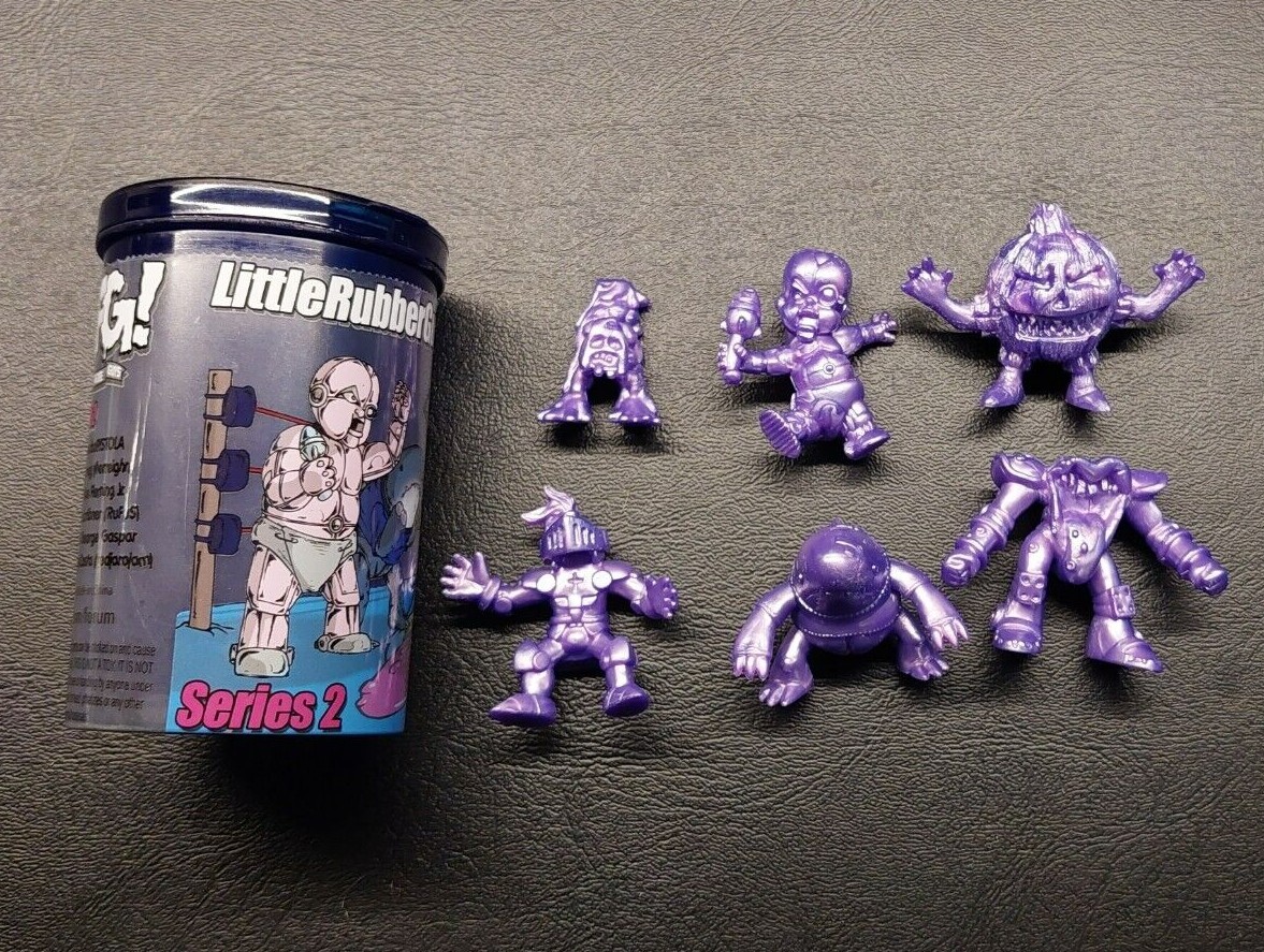 O.M.F.G. OMFG October Toys Mini Figure Set – Series 2 Metallic Purple With Can
