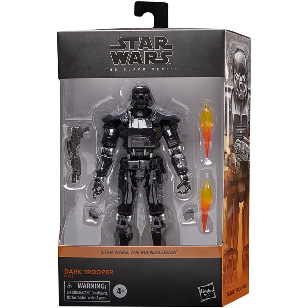 HASBRO STAR WARS THE BLACK SERIES MANDALORIAN DARK TROOPER 6&Prime; ACTION FIGURE