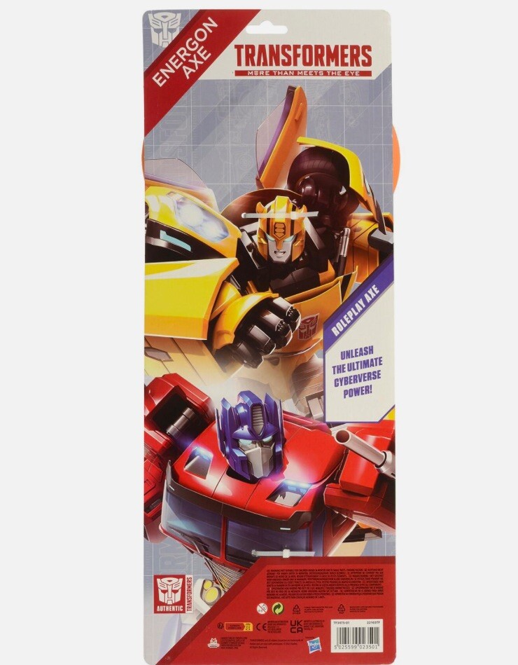 Hasbro Transformers Energon Axe Sword Roleplay Weapon 18” Toy New