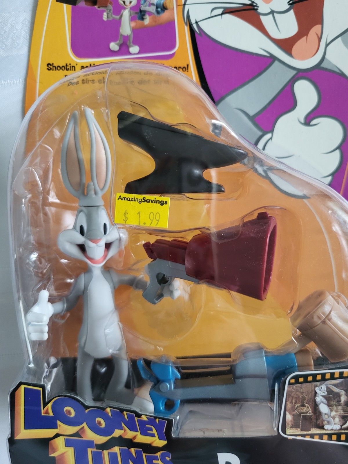 Mattel 2003 Looney Tunes Back in Action Bugs Bugs Bunny Action Figure NEW
