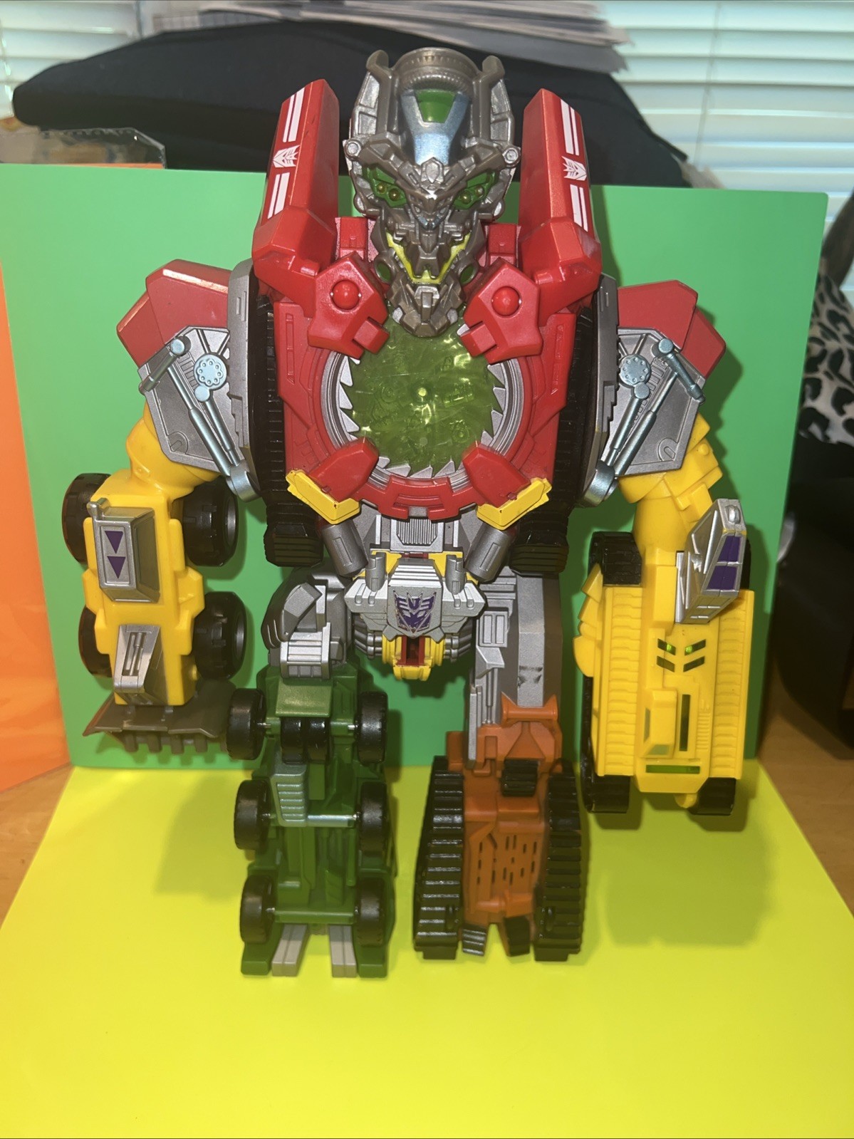 2008 Transformers -Construction Devastator Mega Power Bots 12&Prime; Revenge of Fallen